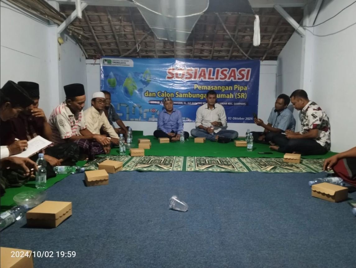 Sosialisasi Pemasangan Pipa SR dan Calon Sambungan Baru